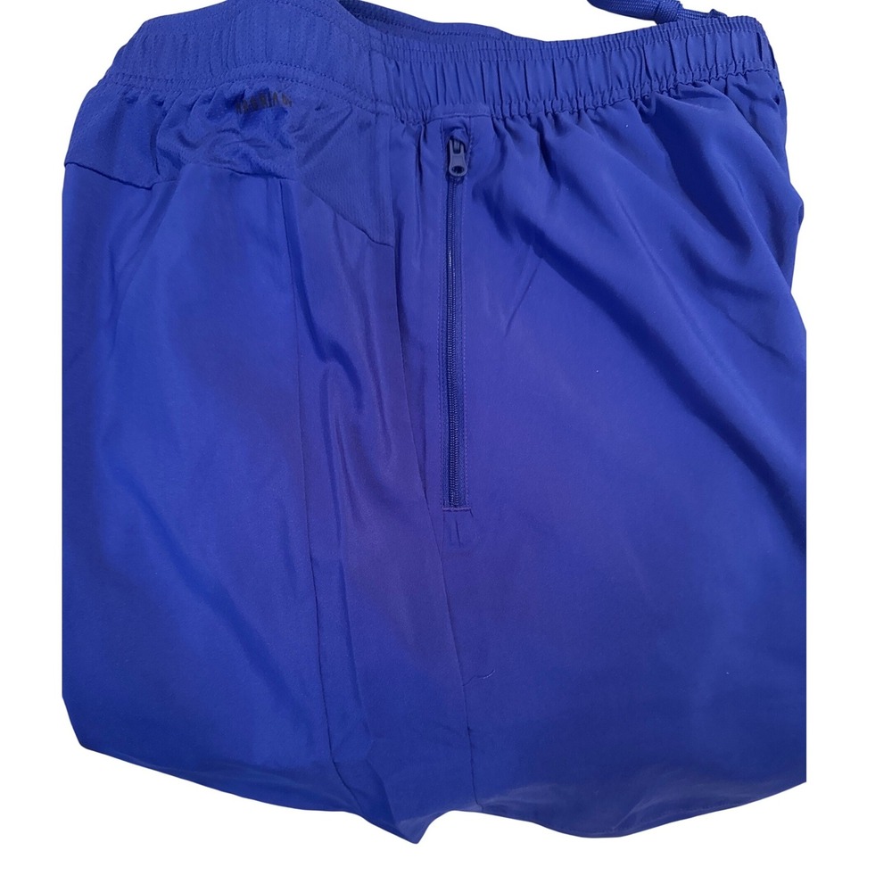 Adidas Mens Training Shorts Lucid Blue 7 Inch Inseam‎ Regular Zipper Pockets XL7 - Picture 5 of 5